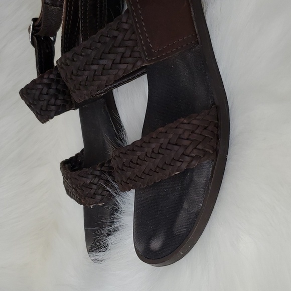 Enzo Angiolini Weaved Leather Strap Sandal - Picture 6 of 15